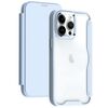 Per iPhone 11 Pro Max Custodia per telefono in pelle con vibrazione ad adsorbimento con blocco RFID (azzurro)