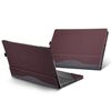 Custodia protettiva antiurto in pelle per laptop HP Envy X360 da 14 pollici 14-fa 2024 (vino rosso)