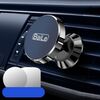 BaiLe Supporto magnetico per telefono per auto Staffa di navigazione fissa per cruscotto universale per auto, Colore: fibbia nera