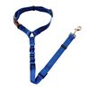 Guinzaglio da traino imbottito elastico in corda per cintura di sicurezza per veicolo per cani, larghezza: 2,5 cm (blu)