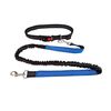 Guinzaglio da traino per esercizi di corsa per animali domestici Guinzagli multifunzionali da passeggio per cani (nero + blu)