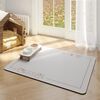Tappetino per animali domestici Tappetino per alimentazione assorbente anti-strappo e morso Tappetino per cani antiscivolo per dormire, Stile: Cani e gatti Grigio chiaro (50x70 cm)