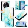Per Huawei nova 12i 4G Global PT003 Custodia in pelle con motivo marmorizzato (LS003 verde)