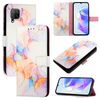 Per Huawei P40 lite / nova 6 SE PT003 Custodia in pelle con motivo marmorizzato (LS004 Marmo Bianco)