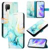 Per Huawei P40 lite / nova 6 SE PT003 Custodia in pelle con motivo marmorizzato (LS003 Verde)