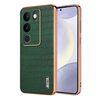 Per vivo S17 / S17 Pro / S17t AZNS Custodia per telefono con struttura elettrolitica in coccodrillo a copertura totale (verde)