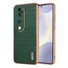 Per vivo S19 Pro AZNS Custodia per telefono a copertura totale con cornice elettrolitica in coccodrillo (verde)
