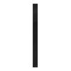 3x100 cm Adesivi murali specchio 3D Bellissimo bordo Striscia decorativa Soggiorno TV Sfondo Decorativo autoadesivo Linea di cintura Cucito (Nero)