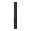 8x100 cm Adesivi murali specchio 3D Bellissimo bordo Striscia decorativa Soggiorno TV Sfondo Decorativo autoadesivo Linea di cintura Cucito (Nero)