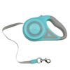 Guinzaglio retrattile automatico per cani da compagnia luminoso a LED, colore: verde 5 m