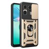 Per Motorola Edge 50 Ultra Custodia per fotocamera scorrevole TPU Hybrid PC Phone Case (oro)