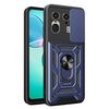 Per Motorola Edge 50 Ultra Custodia per fotocamera scorrevole TPU Hybrid PC Phone Case (blu)