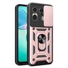 Per Motorola Edge 50 Ultra Custodia per fotocamera scorrevole TPU Hybrid PC Phone Case (oro rosa)