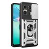 Per Motorola Edge 50 Ultra Custodia per fotocamera scorrevole TPU Hybrid PC Phone Case (argento)
