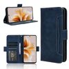 Custodia in pelle con texture in vitello effetto pelle di vitello per OPPO F27 Pro 5G / F27 Pro+ 5G (blu)