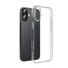 Per iPhone 16 hoco Light Series Custodia morbida in TPU per telefono (trasparente)