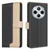 Per Redmi 14C 4G Custodia per telefono in pelle antifurto RFID con colori abbinati (nero)
