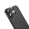 Per iPhone 16/16 Plus hoco V15 Pellicola protettiva per lenti invisibili in metallo 3D (nero)