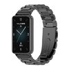 Per Honor Band 9 MIJOBS Cinturino per orologio in acciaio inossidabile a tre perle (nero)