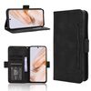 Per Redmi 13 4G / Note 13R 5G Custodia in pelle con texture in vitello e slot per schede (nero)