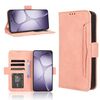 Per Redmi K70 Ultra Skin Feel Calf Texture Card Slots Custodia per telefono in pelle (rosa)