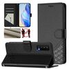 Per TCL Stylus 5G Custodia per telefono in pelle con stampa a nido d'ape RFID (nera)
