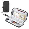 HAWEEL Pochette Porta Passaporto Porta Documenti Organizzatore Porta Carte di Credito Borsa (Nero)