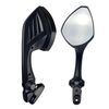 Accessori per specchietti retrovisori per la modifica del motociclo per Kawasaki (nero)