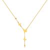 Collana con nappa a farfalla OPK GX2440 Catena in acciaio inossidabile (oro)