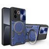 Custodia per telefono con supporto magnetico scorrevole Camshield per vivo V30e 5G Global CD Texture (blu)
