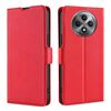 Per OPPO Reno12 F 5G Custodia in pelle con fibbia laterale ultra sottile e flip orizzontale (rosso)