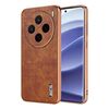 Per vivo X200 AZNS Custodia per telefono con copertura completa in coccodrillo con cornice elettrolitica (marrone)