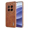 Per vivo X200 Pro AZNS Custodia per telefono con struttura elettrolitica e texture a coccodrillo a copertura totale (marrone)
