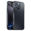 Per iPhone 16 Pro Max Blade Slim AG Custodia antiurto opaca per telefono (nero)