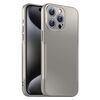 Per iPhone 15 Pro Max Blade Slim AG Custodia antiurto opaca per telefono (grigio titanio)