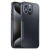 Per iPhone 15 Pro Max Blade Slim AG Custodia antiurto opaca per telefono (nero)
