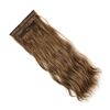 4 pezzi / set clip acconciatura da donna acqua onda capelli lunghi ricci estensioni parrucca pezzi, colore: 6H24#