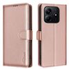 Per Redmi Note 14 4G Custodia in pelle antifurto con texture Litchi RFID (oro)