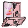 Per Samsung Galaxy A26 5G Custodia antiurto in TPU + PC con supporto (oro rosa)