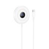 hoco CW61 Phantom Caricabatterie rapido wireless magnetico con display digitale, lunghezza: 1 m (bianco)