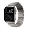 Per Apple Watch 46mm / 49mm / 45mm / 44mm Cinturino per orologio in acciaio inossidabile con chiusura Norman Clasp One-Bead (titanio)