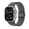 Per Apple Watch 46mm / 49mm / 45mm / 44mm Cinturino per orologio Bamboo Norman Buckle in titanio puro (grigio ardesia)