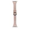 Per Apple Watch 42mm / 41mm / 40mm / 38mm Cinturino in pelle goffrata a forma di cuore (rosa femminile)