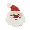 Decorazione spilla luminosa dei cartoni animati per Natale, bambini e adulti, travestimenti (Babbo Natale)