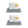 2 pezzi Spazzola per fessure per finestre portatile multifunzionale per uso domestico 2 in 1 Strumento per la pulizia delle scanalature (giallo)