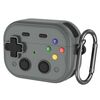 Per AirPods 3 Earbuds Cover Custodia protettiva per console di gioco retrò con design a serratura (grigio)