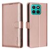 Per Honor X8c 4G Custodia in pelle antifurto con texture Litchi RFID (oro)
