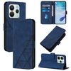 Custodia a tracolla in pelle con stampa 3D per Redmi Note 14 4G EU da 164,84 mm (blu)