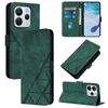 Custodia a tracolla in pelle con stampa 3D per Redmi Note 14 4G EU da 164,84 mm (verde)
