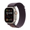 Per Apple Watch 42mm / 41mm / 40mm / 38mm Cinturino in nylon Alpine Loop (fibbia argento indaco)